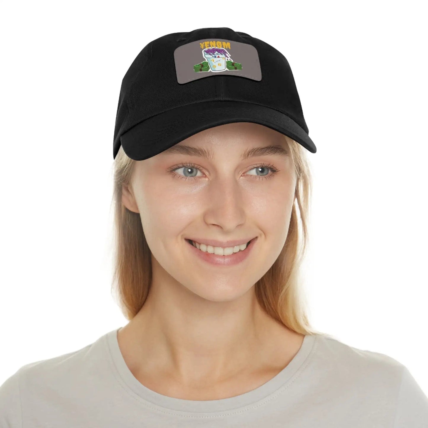 Keyan Dad Hat with Leather Patch (Rectangle) - WILKYs