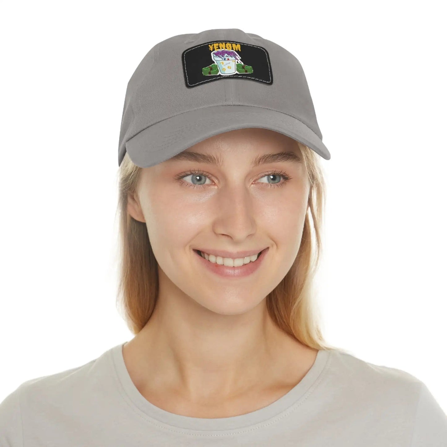 Keyan Dad Hat with Leather Patch (Rectangle) - WILKYs
