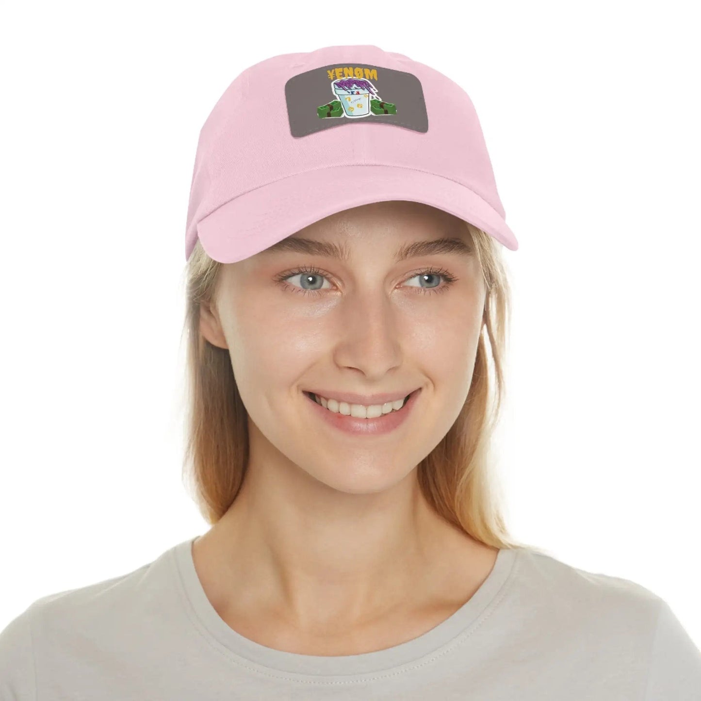 Keyan Dad Hat with Leather Patch (Rectangle) - WILKYs