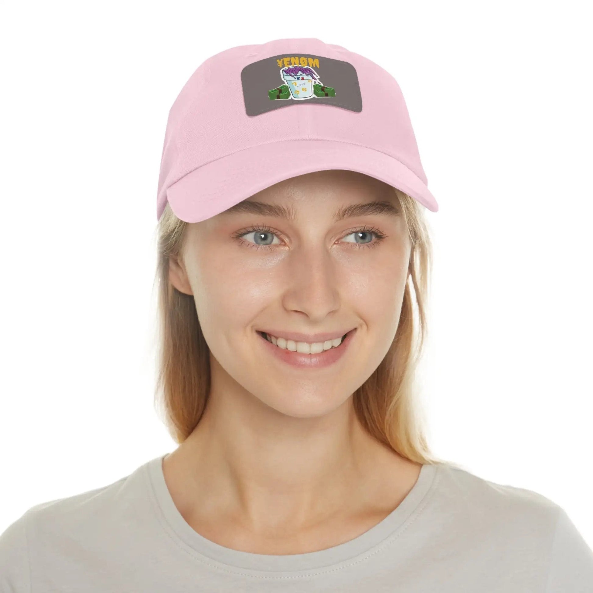 Keyan Dad Hat with Leather Patch (Rectangle) - WILKYs