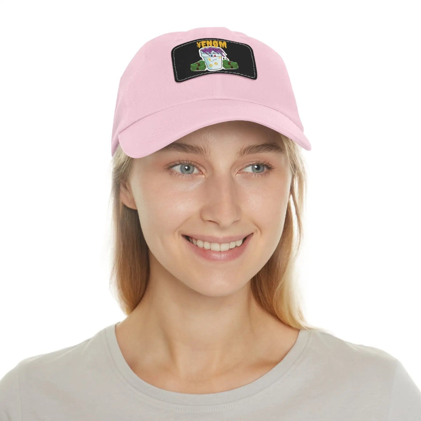 Keyan Dad Hat with Leather Patch (Rectangle) - WILKYs