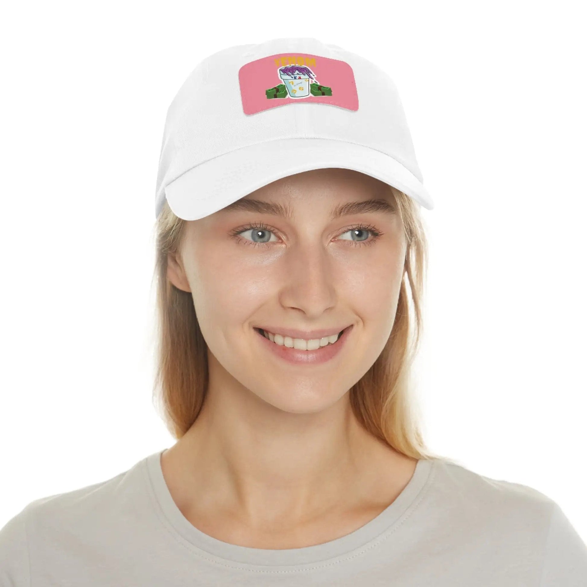 Keyan Dad Hat with Leather Patch (Rectangle) - WILKYs