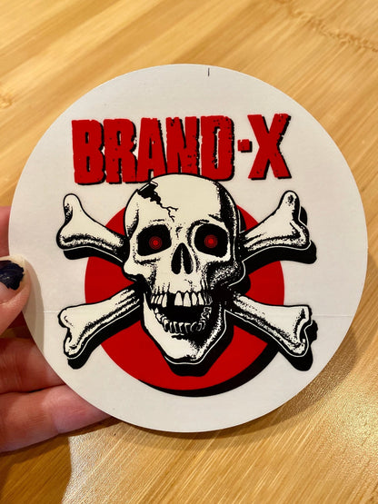 Knucklehead Sticker 4” CLEAR - BACK - WILKYs