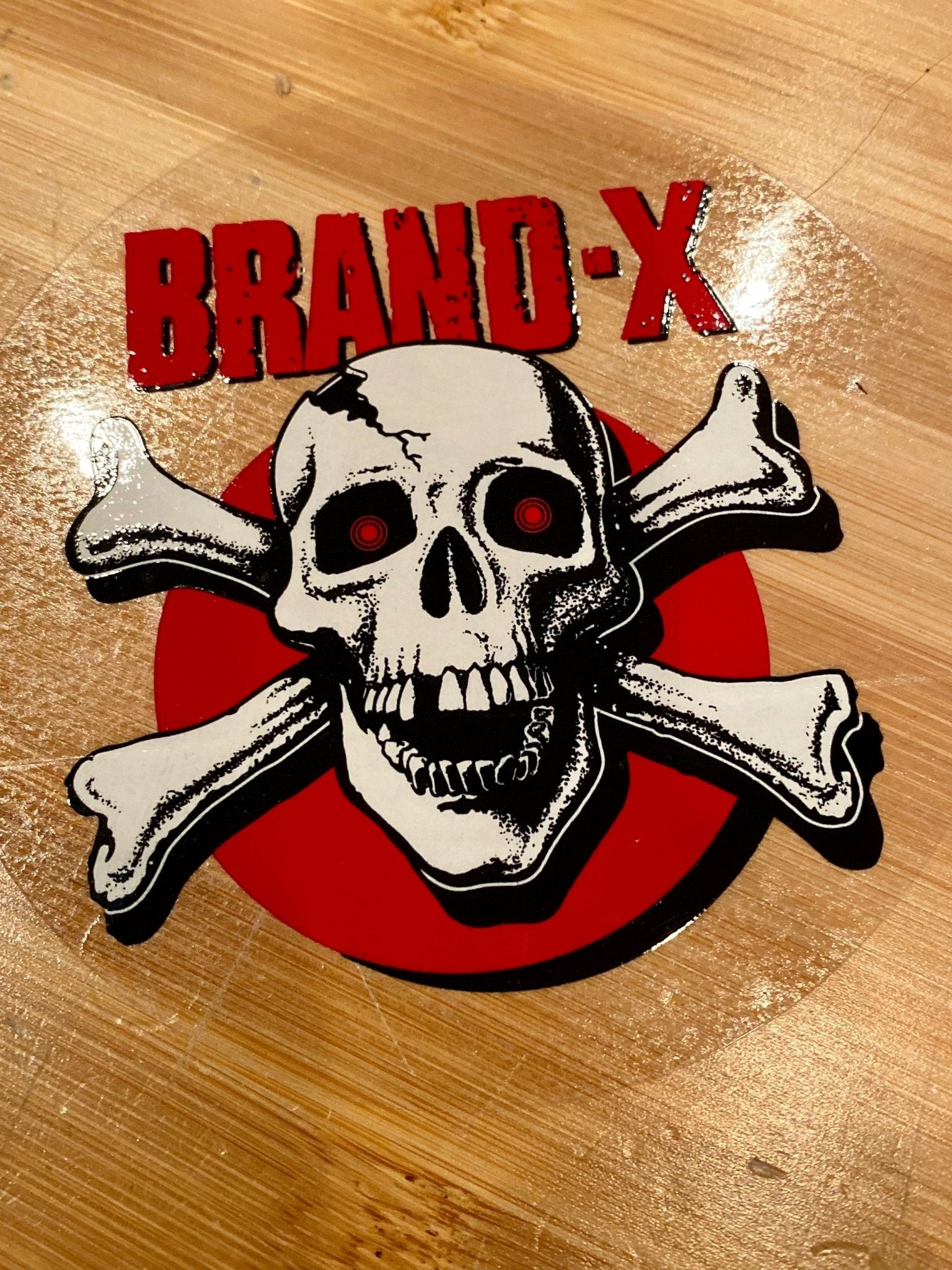 Knucklehead Sticker 4” CLEAR - BACK - WILKYs