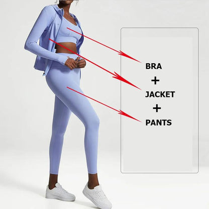 Large Yoga Suit Fitness Women - WILKYs