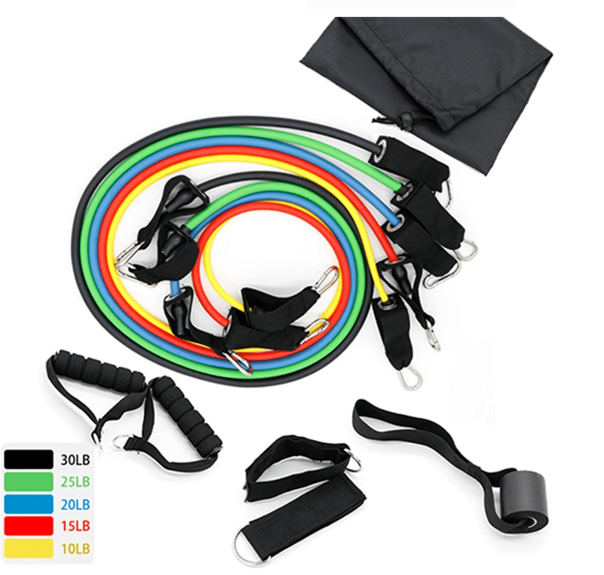 Latex Resistance Bands Workout Exercise Yoga Crossfit Fitness Tubes Pull Rope Fitness Exercise Equipment Tool - WILKYs