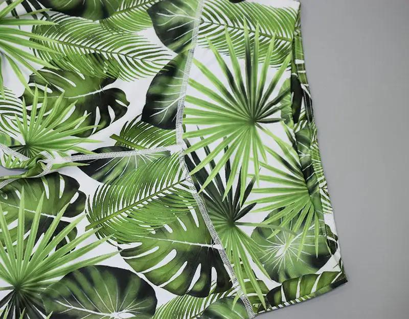 Leaf Print Yoga Fitness Set - WILKYs