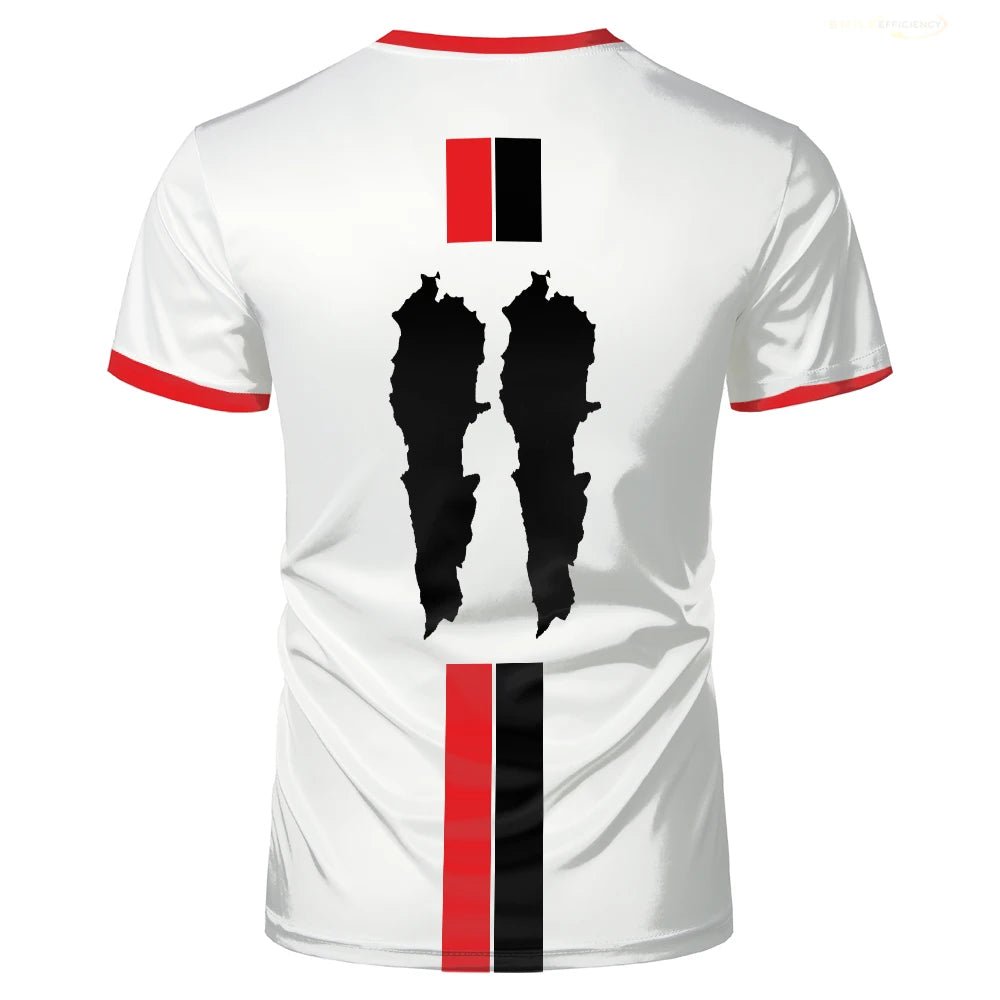 Lebanon Football Jersey – Men’s & Kids’ Lightweight Sports Tee with Lebanese Flag - WILKYs