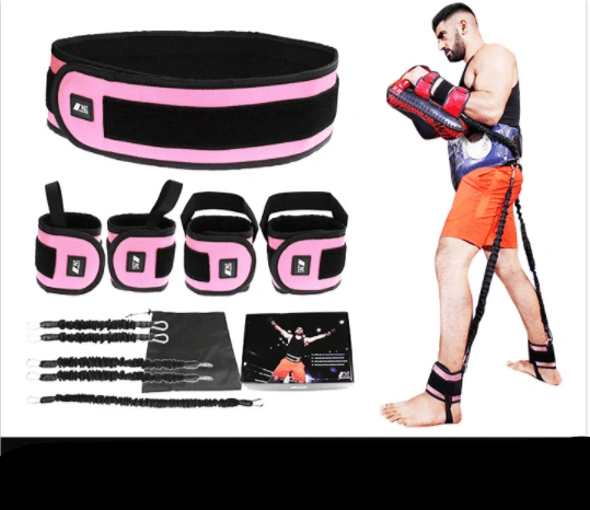 Leg Squat Boxing Combat Training Resistance Bands Fitness Combat Fighting Resistance Force Agility Workout Exercise Equipment - WILKYs