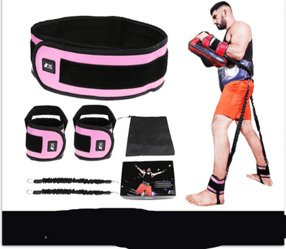 Leg Squat Boxing Combat Training Resistance Bands Fitness Combat Fighting Resistance Force Agility Workout Exercise Equipment - WILKYs