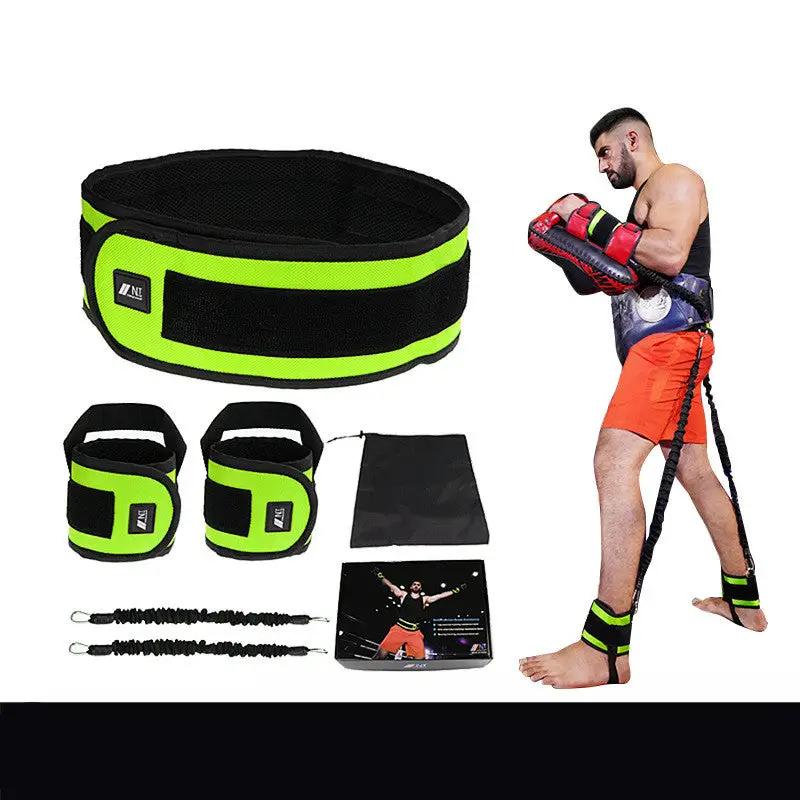 Leg Squat Boxing Combat Training Resistance Bands Fitness Combat Fighting Resistance Force Agility Workout Exercise Equipment - WILKYs