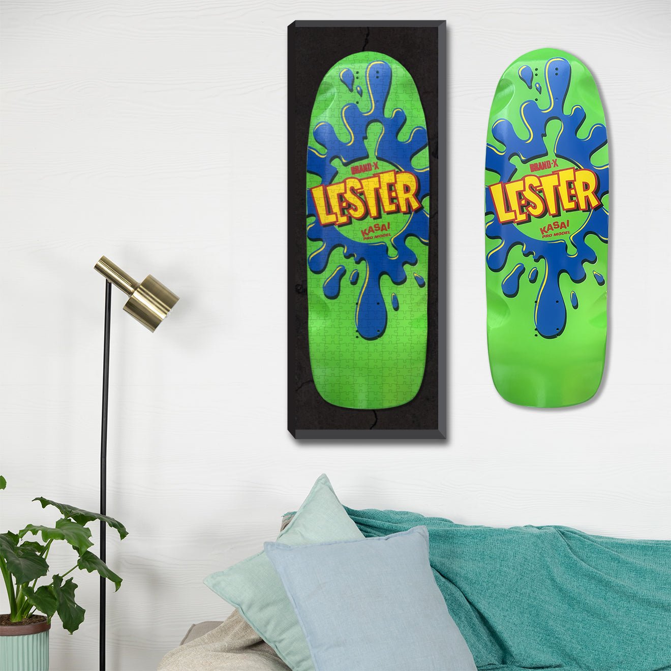 Lester Kasai Sk8zzle Skateboard Puzzle 12"x34" - WILKYs