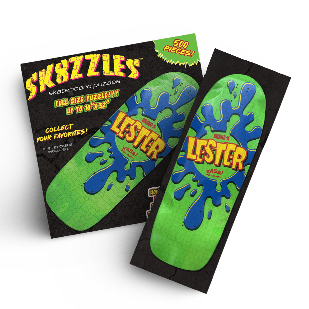 Lester Kasai Sk8zzle Skateboard Puzzle 12"x34" - WILKYs