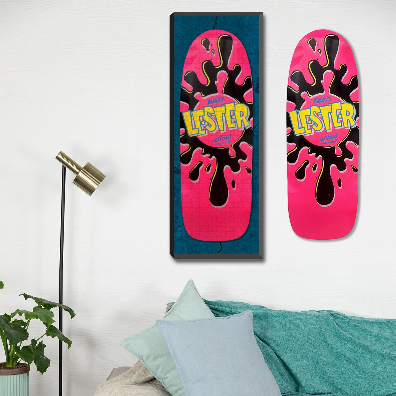 Lester Kasai Sk8zzle Skateboard Puzzle 12"x34" - WILKYs