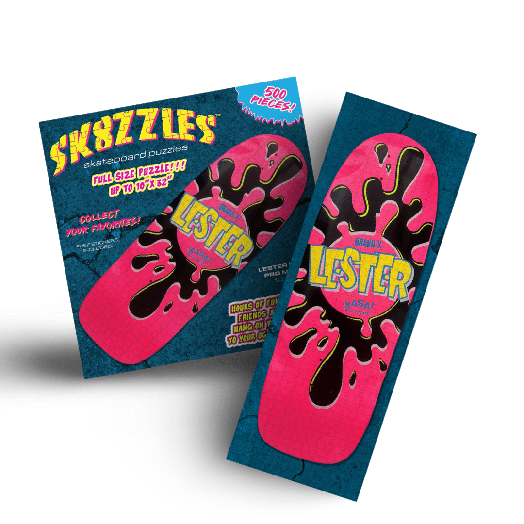 Lester Kasai Sk8zzle Skateboard Puzzle 12"x34" - WILKYs