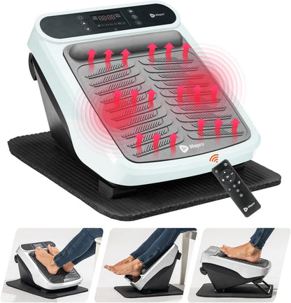 LifePro Foot Massager for Relaxing Calf & Foot Therapy - Vibrating Foot Massage Circulation Machine for Legs and Feet with Heat Combo -Under Desk Foot Massager for Pain Relief and Circulation of Blood - WILKYs