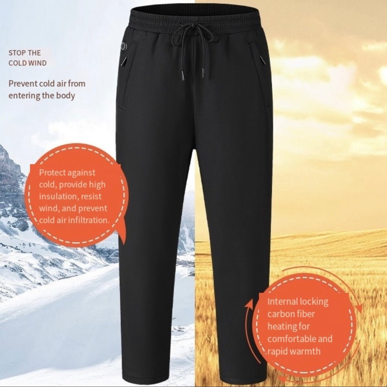LITEGUEST 12 - Zone USB Heated Pants for Winter Outdoor Adventures - WILKYs