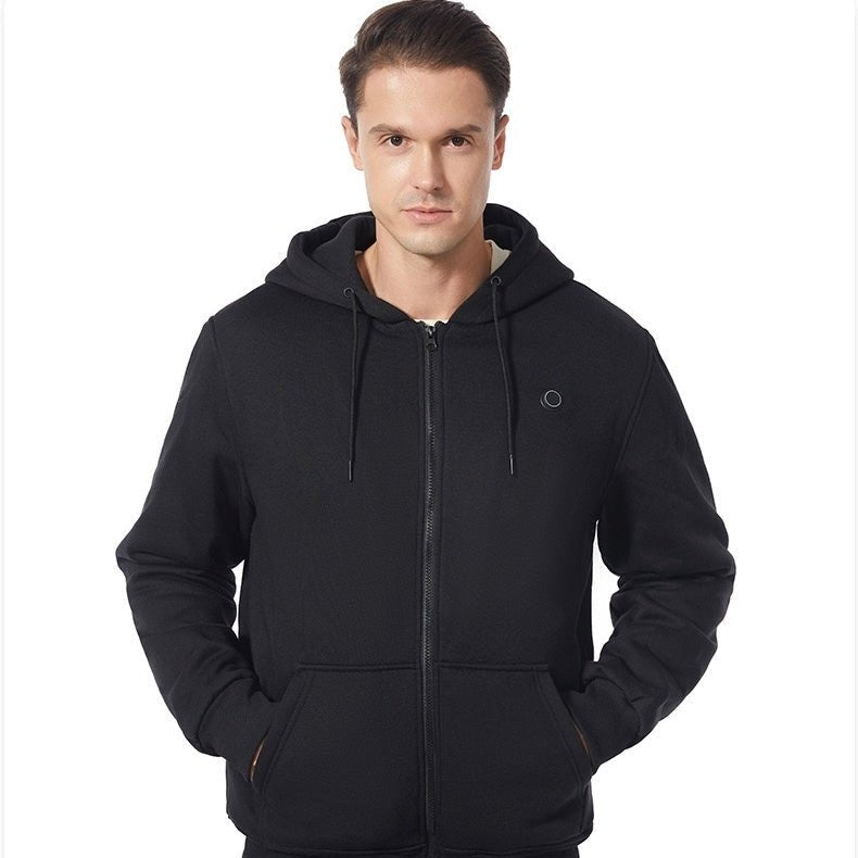 LITEGUEST 5 - Zone USB Heated Hoodie Heated Zip - up Hooded Sweatshirt - WILKYs
