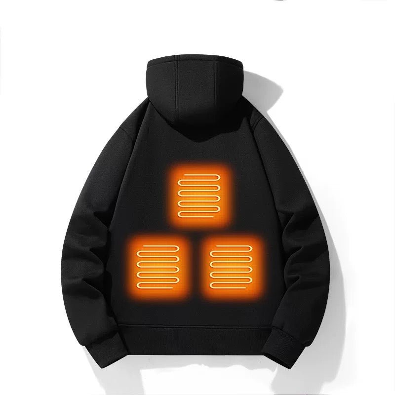 LITEGUEST 5 - Zone USB Heated Hoodie Heated Zip - up Hooded Sweatshirt - WILKYs