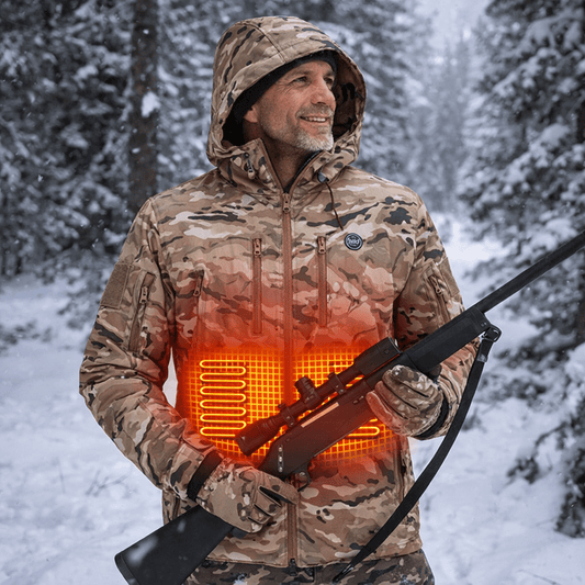 LITEGUEST 7 - Zone Heated Camo Jacket | USB Powered Winter Hunting Gear - WILKYs