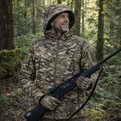 LITEGUEST 7 - Zone Heated Camo Jacket | USB Powered Winter Hunting Gear - WILKYs