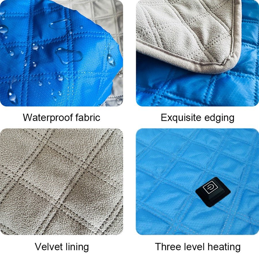 LITEGUEST Heated Camping Blanket – USB Powered Warmth for Outdoors - WILKYs