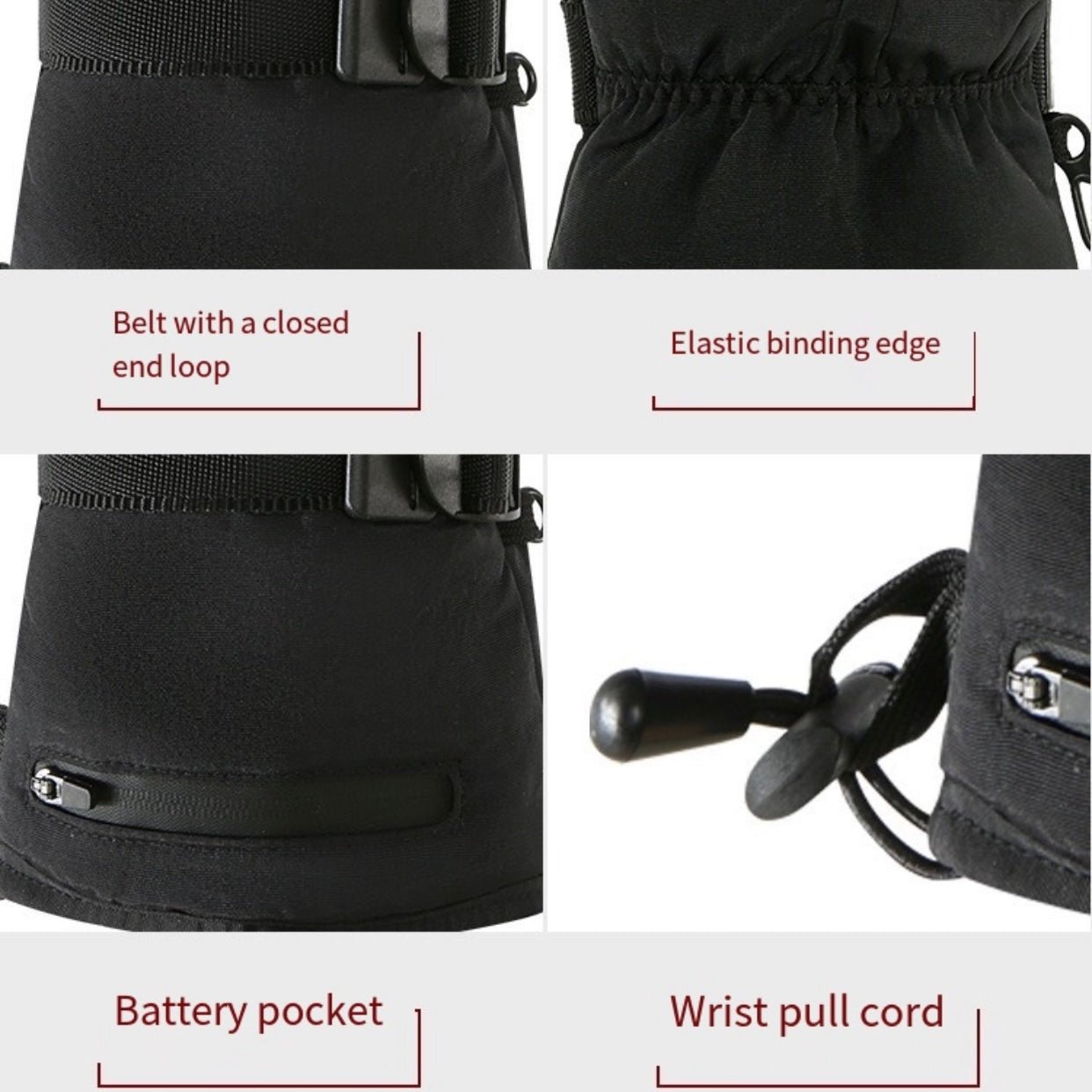 LITEGUEST Heated Gloves – USB - Powered Winter Outdoor Protection - WILKYs