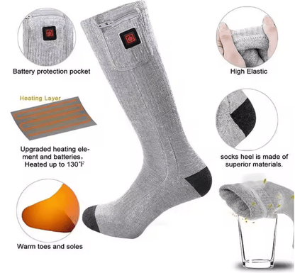LITEGUEST Heated Leg Warmers – USB Electric Socks for Winter Outdoors - WILKYs