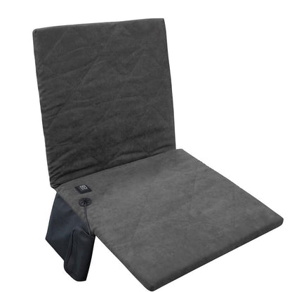 LITEGUEST Heated Outdoor Seat Cushion with Backrest – Warm for Camping - WILKYs