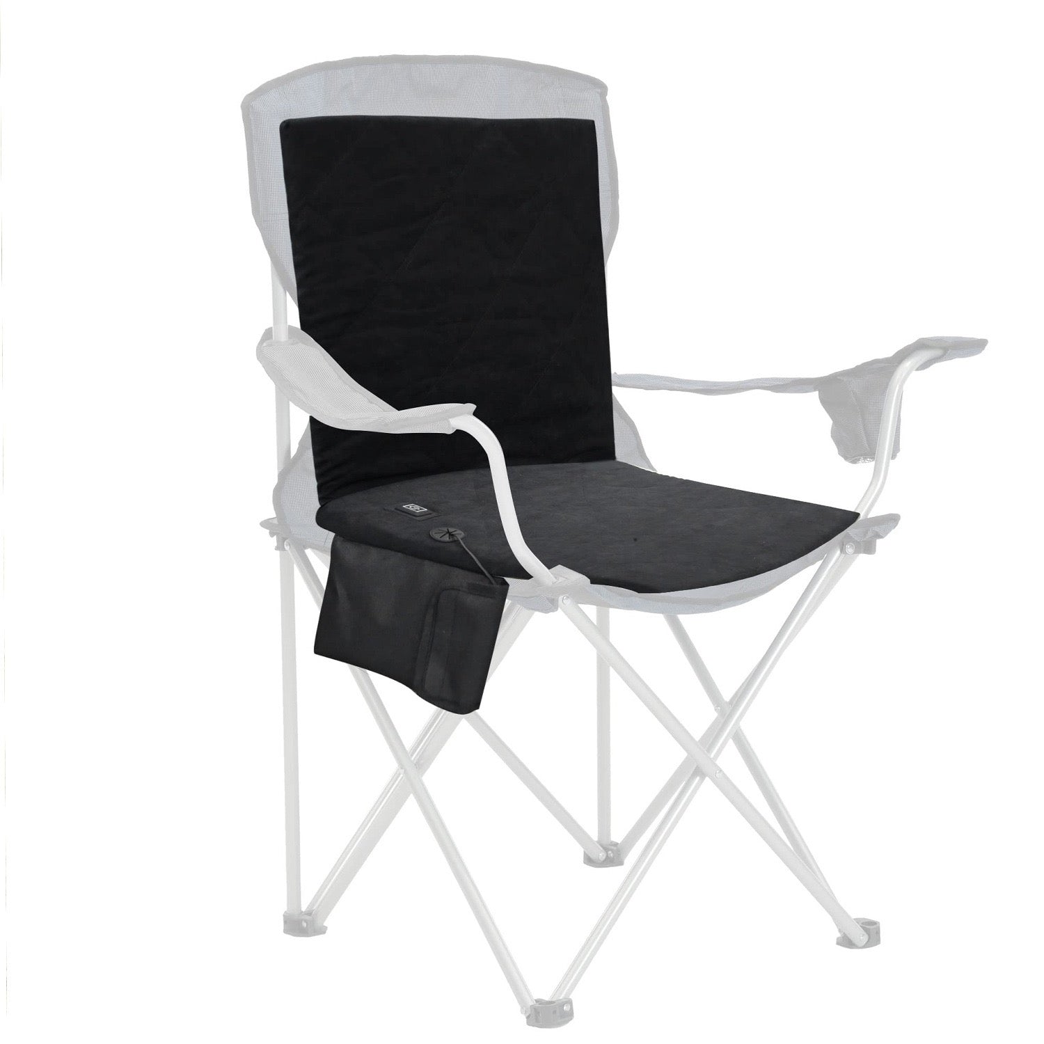 LITEGUEST Heated Outdoor Seat Cushion with Backrest – Warm for Camping - WILKYs