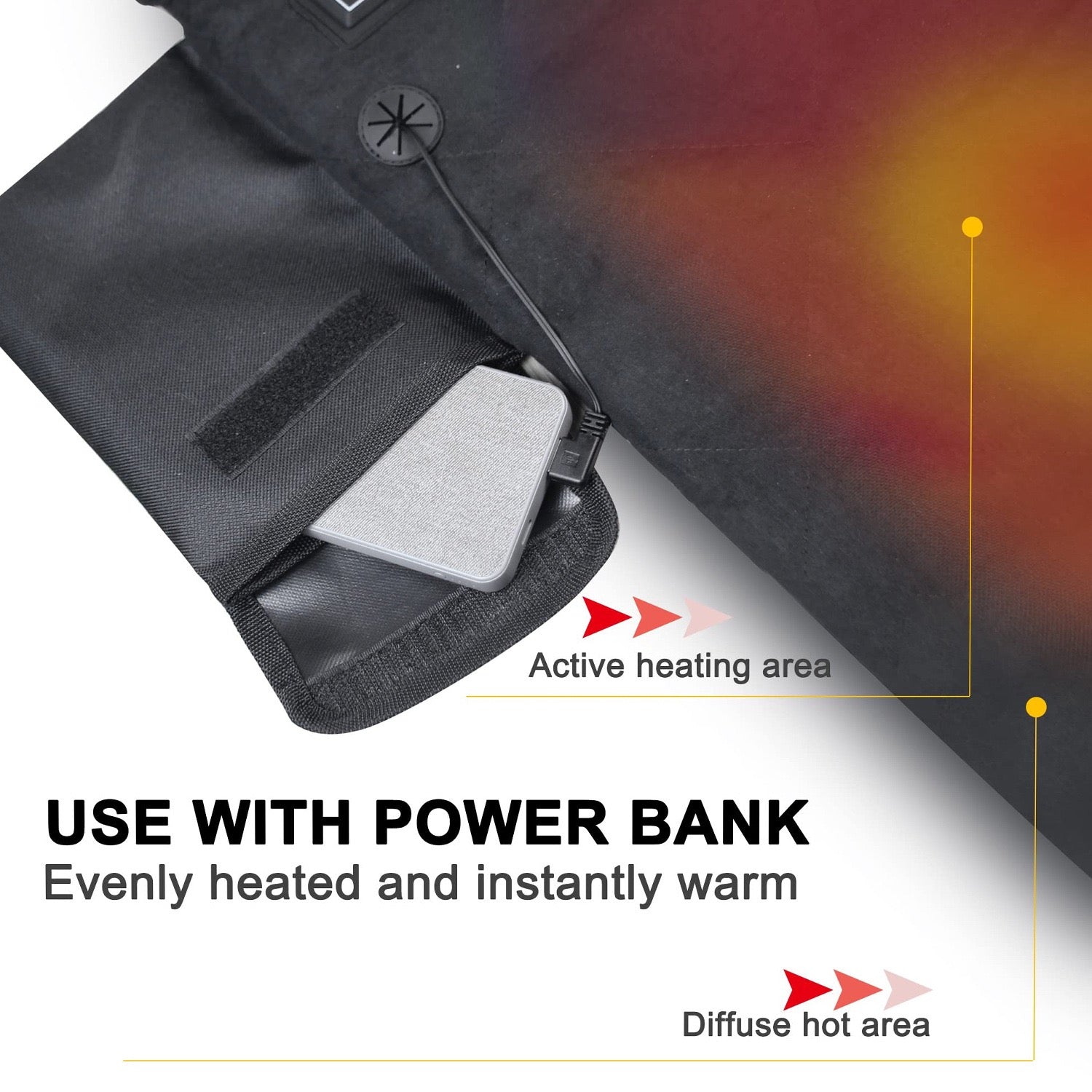 LITEGUEST Heated Outdoor Seat Cushion with Backrest – Warm for Camping - WILKYs