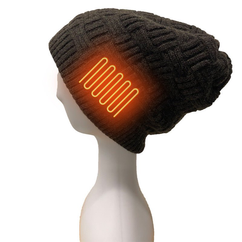 LITEGUEST Heated Thermal Hat – USB - Powered Winter Headgear - WILKYs