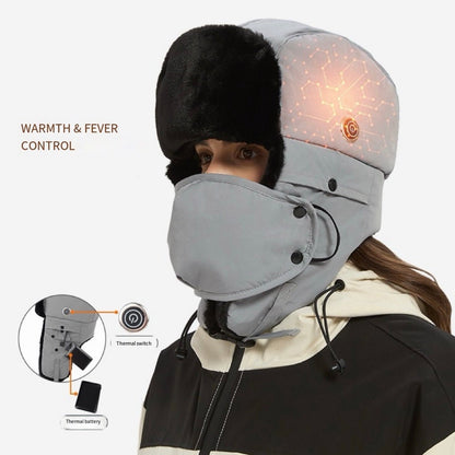 LITEGUEST Heated Trapper Hat – USB Rechargeable Winter Hat for Outdoor - WILKYs