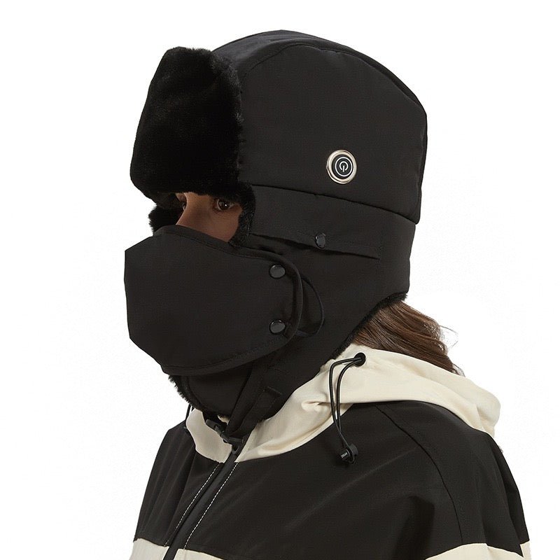 LITEGUEST Heated Trapper Hat – USB Rechargeable Winter Hat for Outdoor - WILKYs