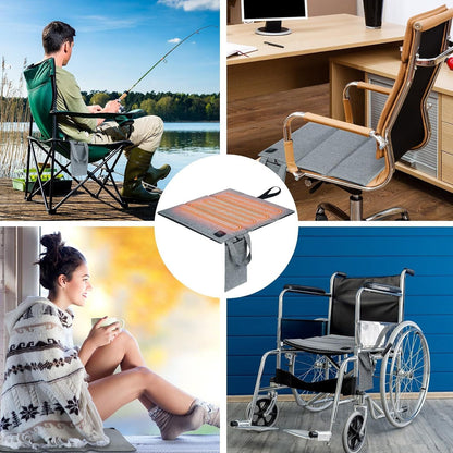 LITEGUEST Portable USB Heated Seat Cushion – Warm Anywhere Outdoors - WILKYs