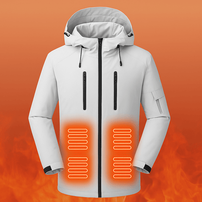 LITEGUEST Ski Waterproof 5 - Zone Heated Jacket – USB Heated Winter Coat - WILKYs