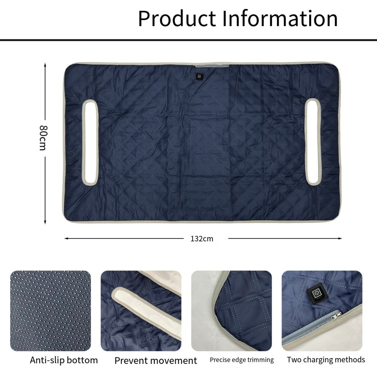 LITEGUEST USB Heated Golf Cart Seat Cushion Winter Warmth Essential - WILKYs