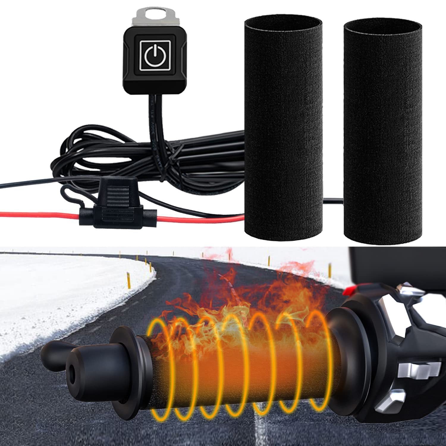 LITEGUEST USB Heated Handlebar Mitts – Winter Riding Warmth - WILKYs