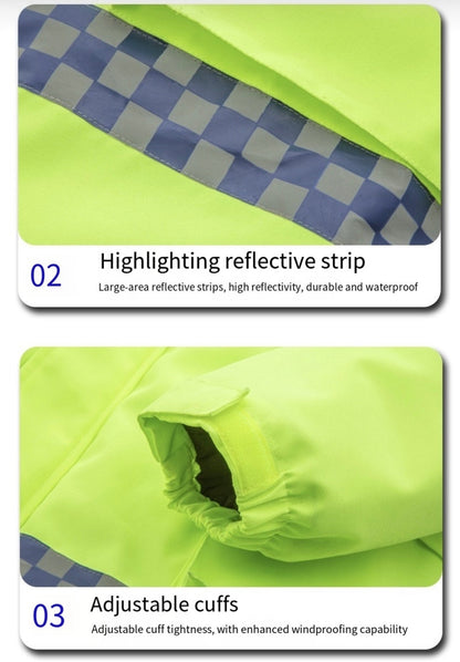 LITEGUEST USB Heated Reflective Waterproof Work Jacket For Winter - WILKYs