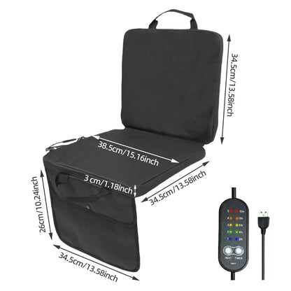 LITEGUEST USB Heated Stadium Seat Cushion – Warm Comfort on Bleachers - WILKYs