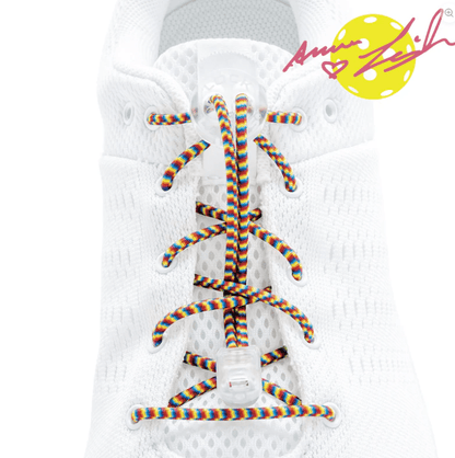 Lock Laces Original No - Tie Shoelaces - LOTS OF COLOR, Boot Laces, Flat Laces, & Pickleball Laces - WILKYs