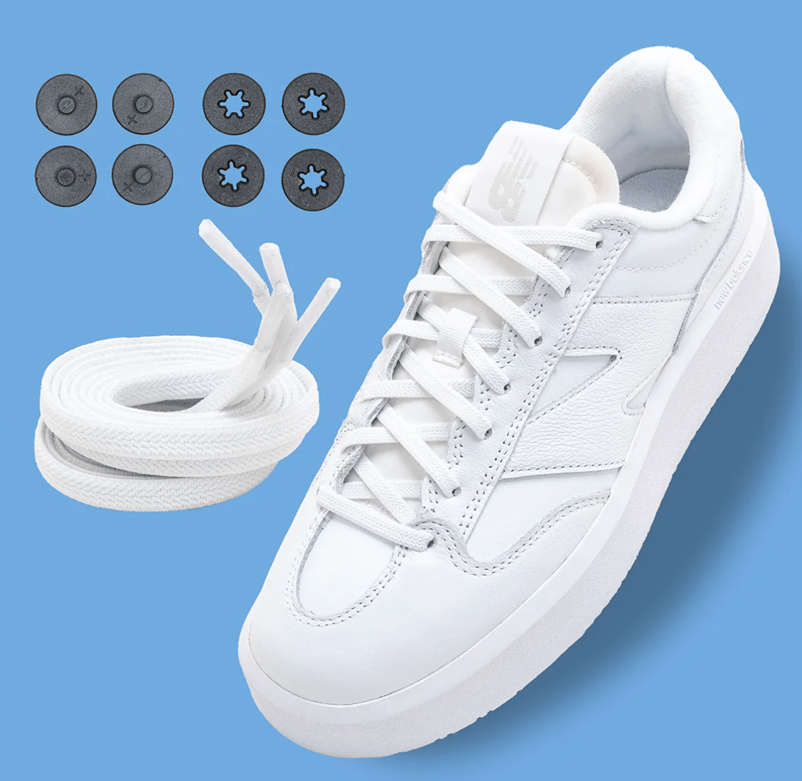 Lock Laces Original No - Tie Shoelaces - LOTS OF COLOR, Boot Laces, Flat Laces, & Pickleball Laces - WILKYs