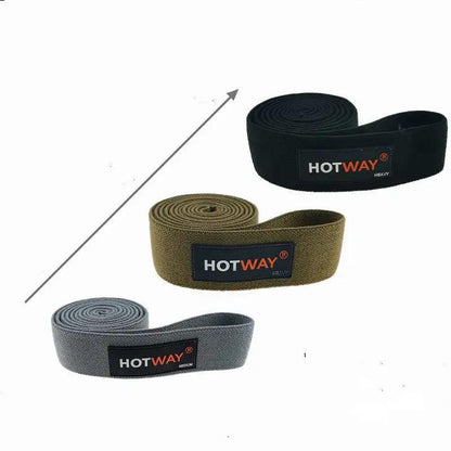 Long Knitted Fitness Resistance Band Yoga Tension Band Sports Elastic Band - WILKYs