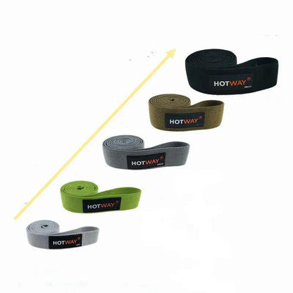 Long Knitted Fitness Resistance Band Yoga Tension Band Sports Elastic Band - WILKYs