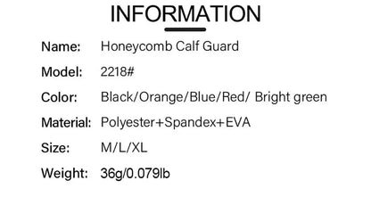 Loogdeel 1PCS Football Shin Guard Socks Sleeves with Foam,Calf Compression Sleeve Honeycomb Pads,Sports Legging&Soccer Equipment - WILKYs