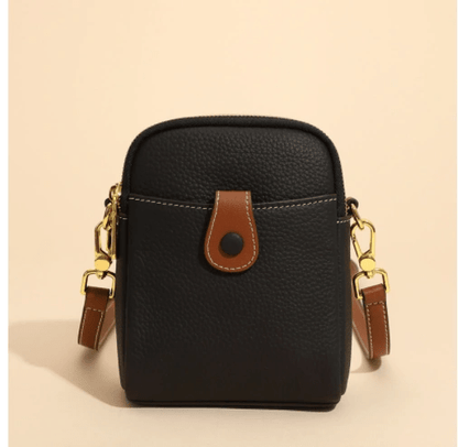 Lychee Pattern Mobile Phone Bag Small High Quality Leather Crossbody Bags For Women Wallet - WILKYs