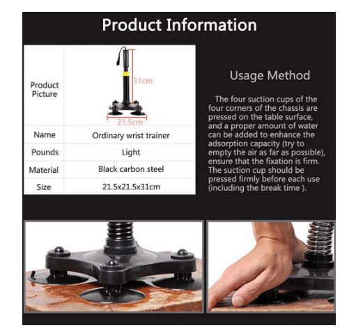 Male Professional Practice Hand Strength Forearm Wrist - WILKYs