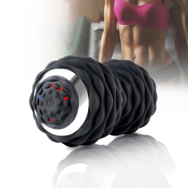 Massage Roller Yoga Relaxation Vibrating Peanut Ball Home Gym Muscle Roller - WILKYs