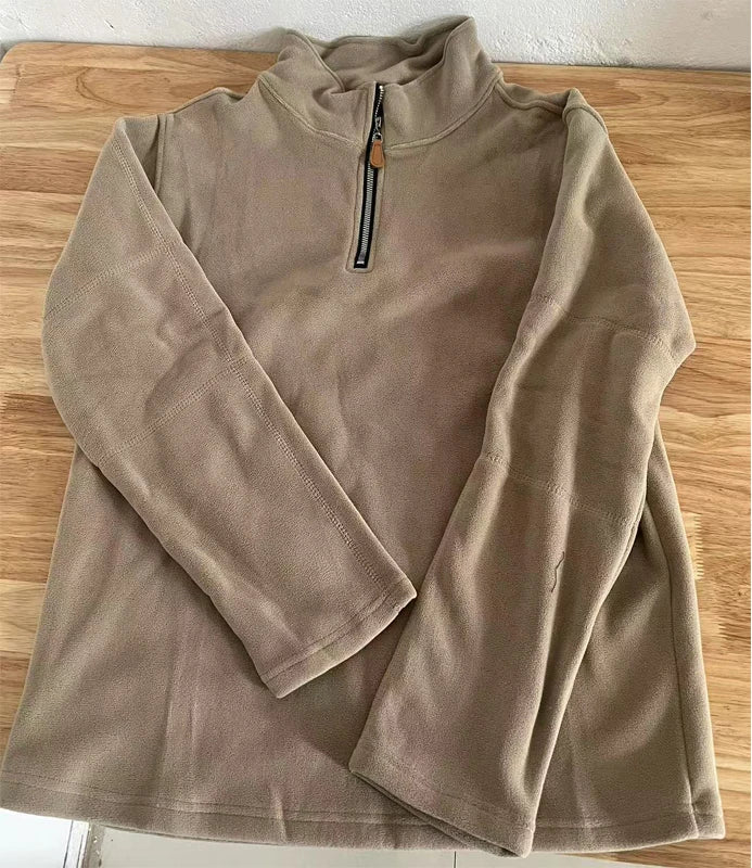 Men's Outdoor Thicken Warm Fleece Jacket - Hiking Sweatshirt - WILKYs