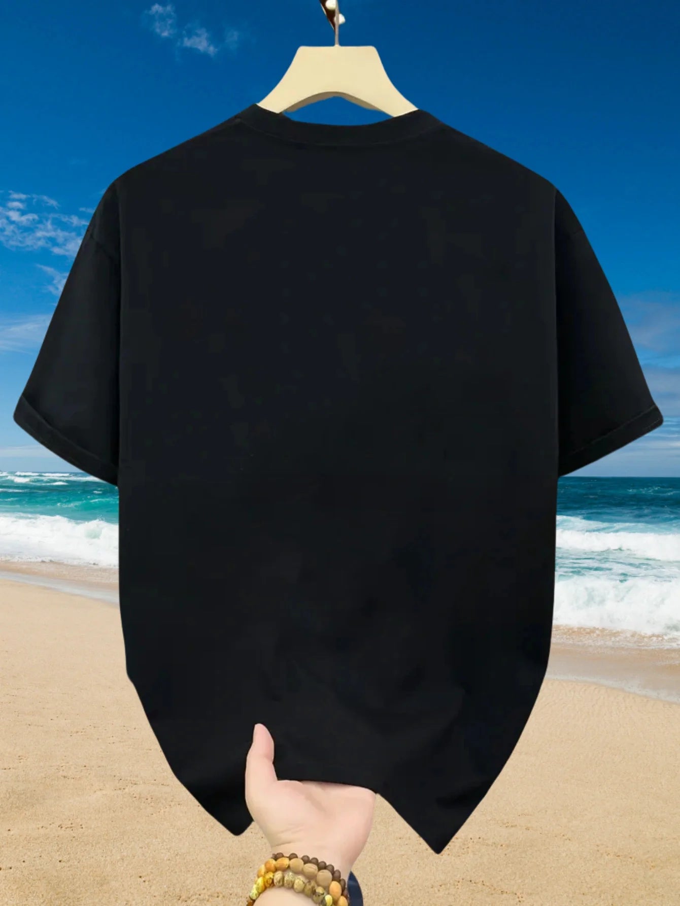 Men'S 100% Cotton T-Shirt with Diamond Pattern - Casual, Comfortable, and Versatile Short Sleeve Top for All Seasons - WILKYs